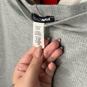Grey Skirt Fashion Nova XS